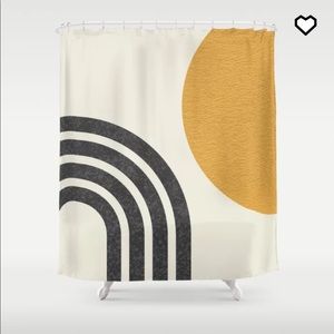 Society6 Mid-Century Modern Shower Curtain